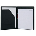 Leatherette Padfolio with Interior Pockets & Notepad